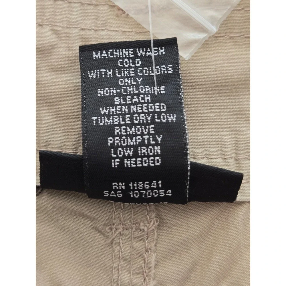 Lane Bryant Khaki Shorts Size 14 NWT Cotton Poplin Stretch 7 to 8 inch inseam